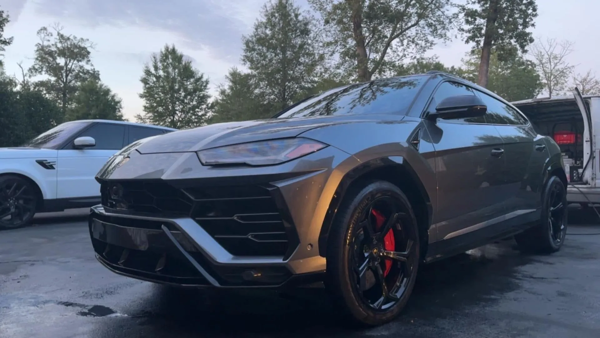 Disinfected restroom in workplace